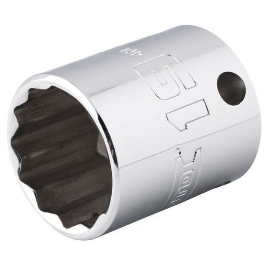 3/8 in. Drive 19mm 12-Point Tether-Ready Socket