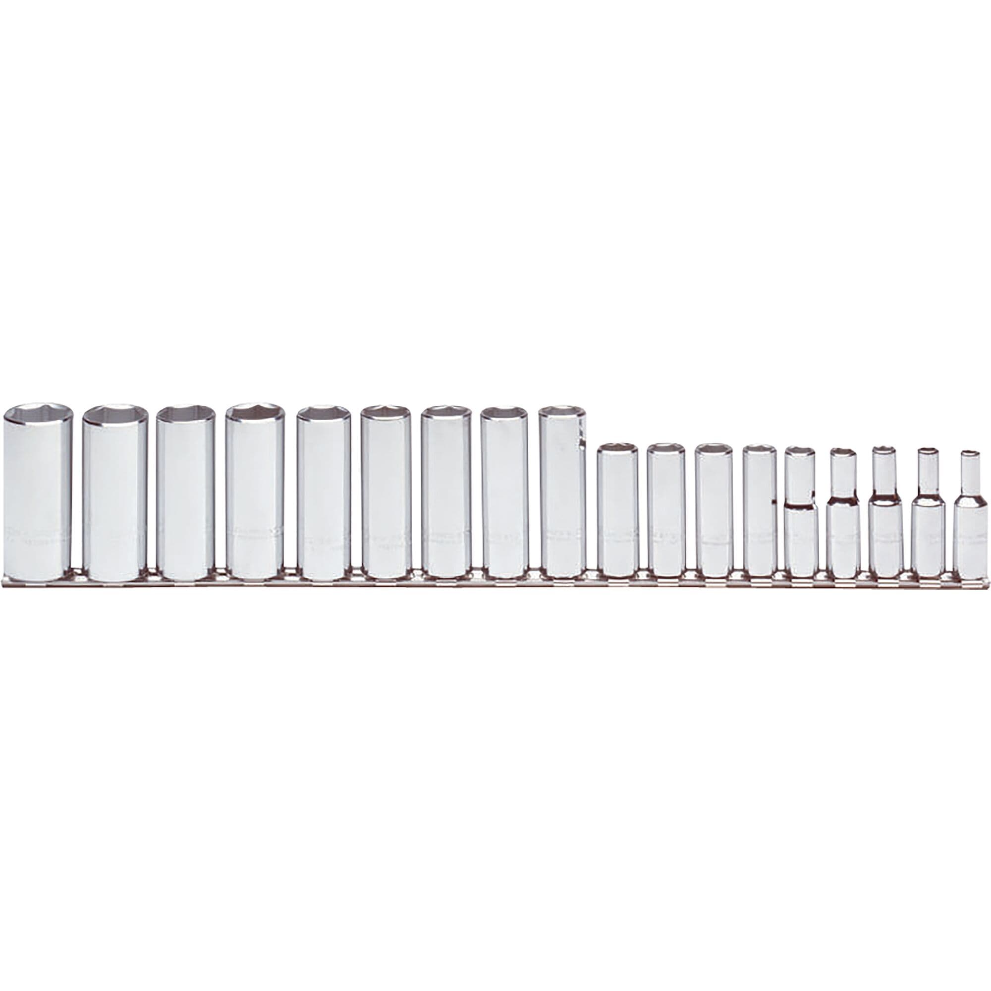 3/8 in. Drive 6-Point Metric Deep Socket Set (18 pc.) | PROTO