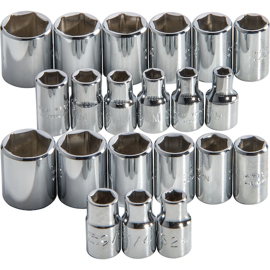Proto® 1/4" Drive 22 Piece Socket Set