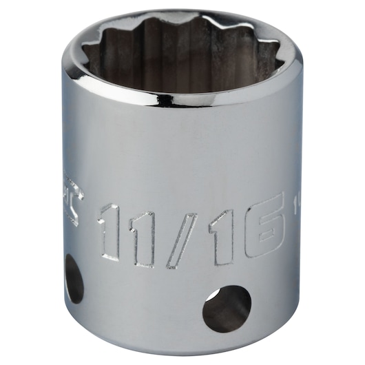 3/8 in. Drive 11/16 in. 12-Point Standard Socket