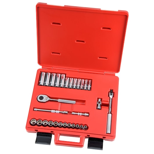 PROTO® 3/8 in. Drive Metric 12-Point Combination Socket Set (29 pc.)