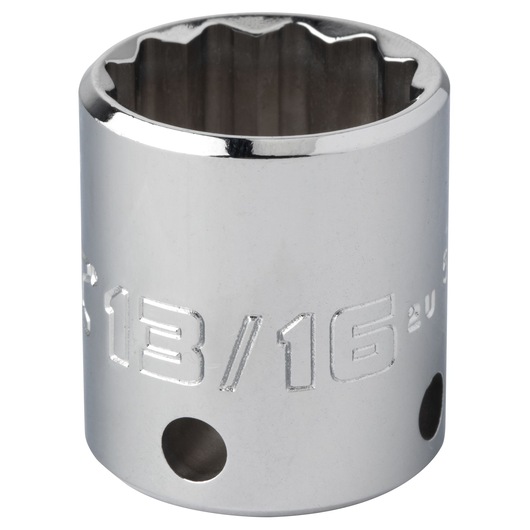 3/8 in. Drive 13/16 in. 12-Point Tether-Ready Socket