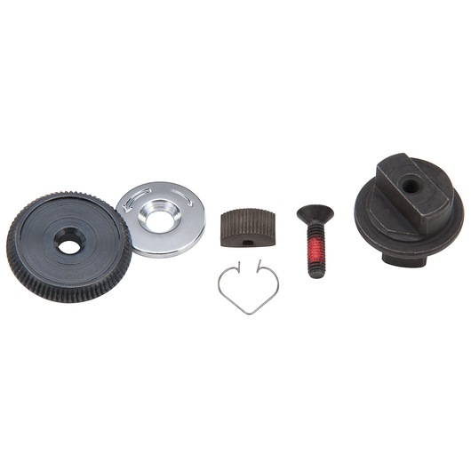 PROTO J5252FRK ratchet repair kit with six metal components, shown from above on white background.