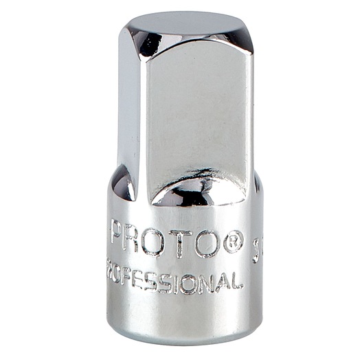PROTO J5256 chrome hex socket photographed on white background, tool category.