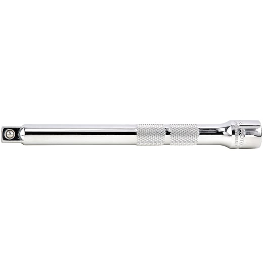 PROTO J5260-06 chrome socket extension bar with knurled grip, side view on white background.