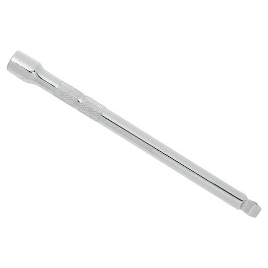 PROTO J5261W chrome extension bar with knurled grip, shown at an angle on a white background.