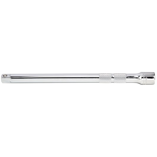Photo of PROTO J5261 chrome extension bar, knurled grip, side angle, on white background, hand tool category.