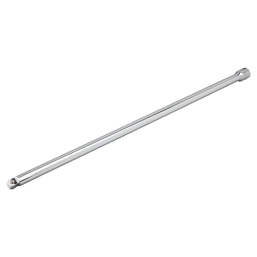 PROTO J5263W chrome extension bar, straight metal tool, side angle, on white background.