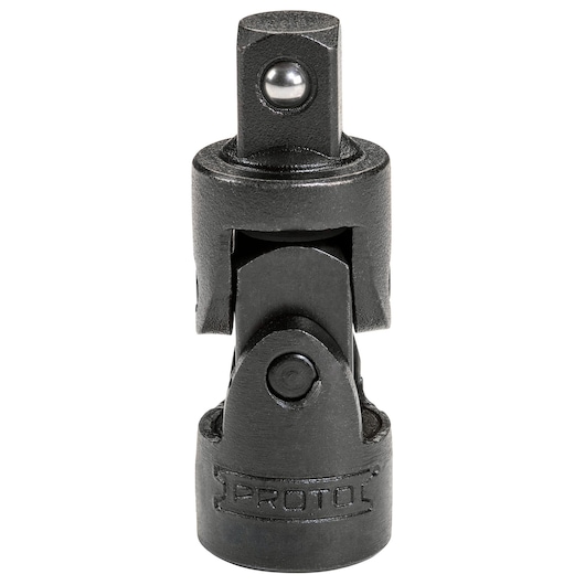 PROTO J5270AB black universal joint socket from front angle on white background.