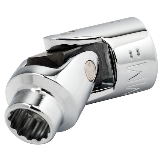 PROTO J5272AM chrome universal joint socket, close-up on white background.