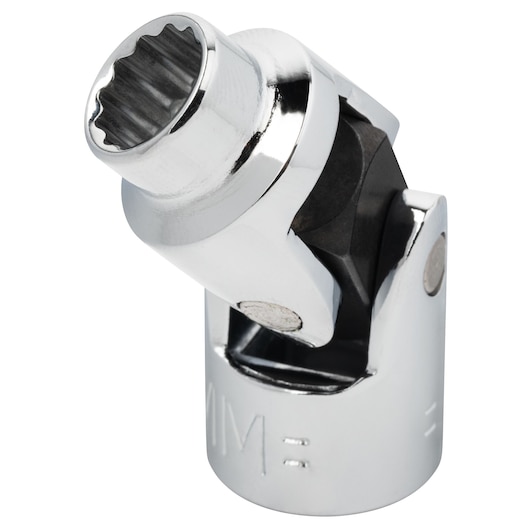 PROTO J5272AM chrome universal joint socket, close-up angle on white background.