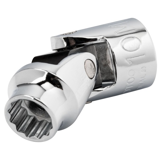 PROTO J5273AM chrome universal joint socket close-up on white background.