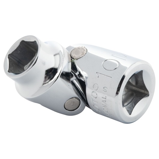 PROTO J5273HAM chrome universal joint socket, close-up angled view on white background.