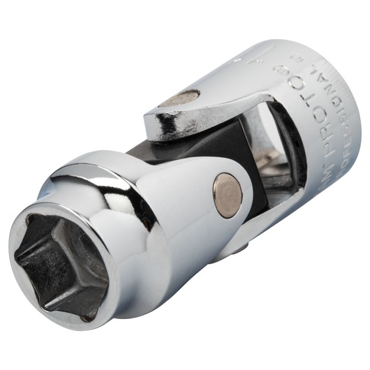 PROTO J5274HAM chrome socket universal joint photography, angled close-up on white background.