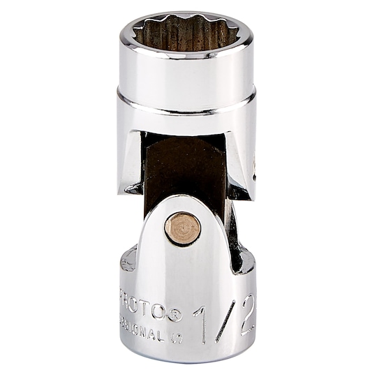 PROTO J5275A chrome universal joint socket, front view on white background.