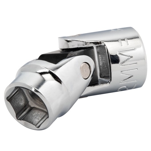 PROTO chrome-plated universal joint socket, SKU J5275HAM, photography on white background, angled view.