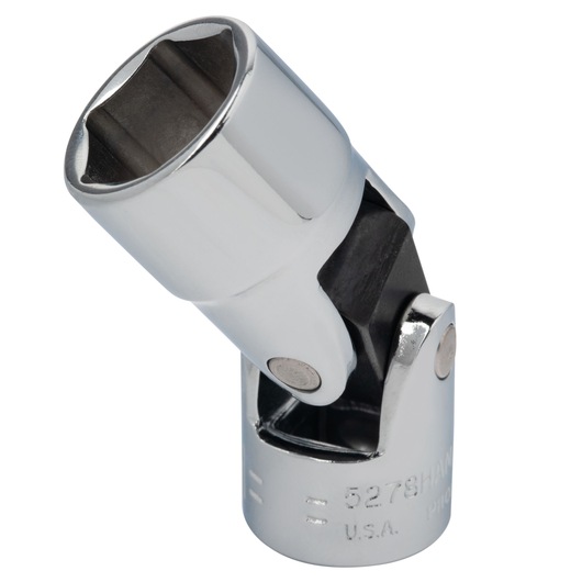 PROTO J5278HAM chrome universal joint socket, photography, angled view on white background.