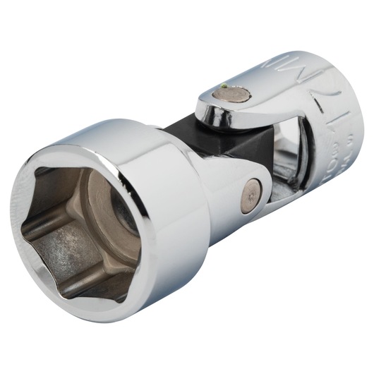 PROTO J5280HAM chrome socket universal joint adapter front angle on white background.