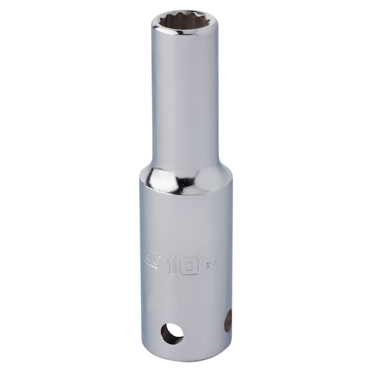 1/2 in. Drive 10mm 12-Point Tethered Deep Socket