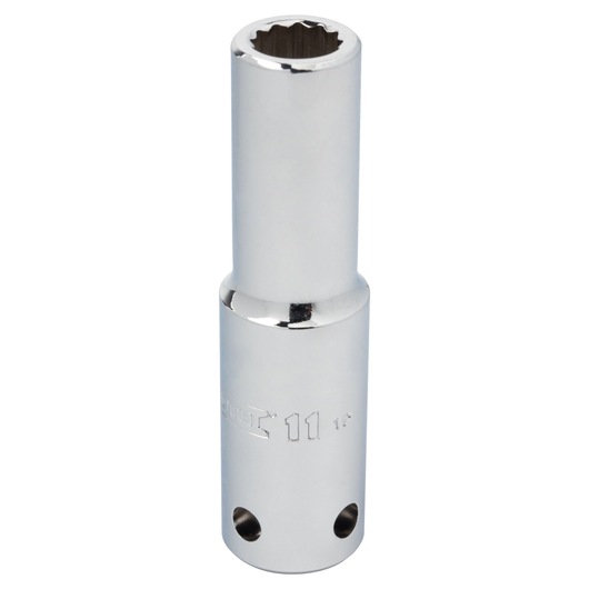1/2 in. Drive 11mm 12-Point Deep Tether-Ready Socket