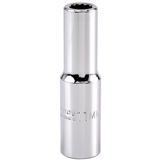 1/2 in. Drive 11mm 12-Point Deep Socket
