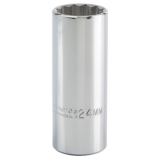 1/2 in. Drive 24mm 12-Point Deep Socket