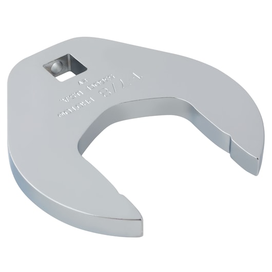 PROTO J5360CF crowfoot wrench, 1-7/8 inch, chrome finish, top angle product photo on white background.