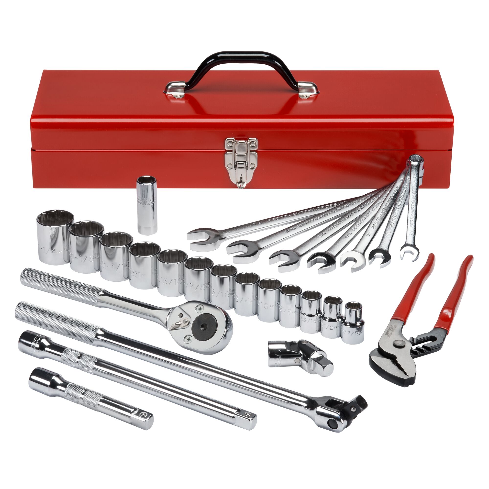 1/2 in. Drive 12-Point Tool Set With Set Box (27 pc.) | PROTO
