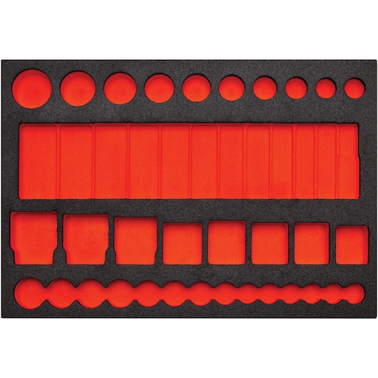 Two Foam Trays for Combination Socket Set J54132
