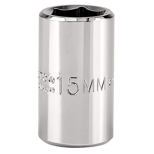 1/2 in. Drive 15mm 6-Point Socket