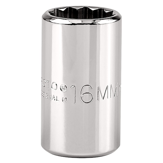 1/2 in. Drive 16mm 12-Point Socket