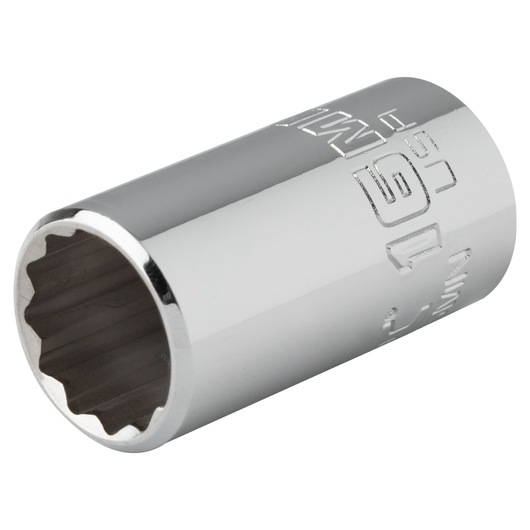 PROTO J5416MN chrome finish 12-point socket, angled view, white background.