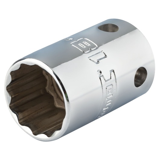 1/2 in. Drive 18mm 12-Point Tether-Ready Socket