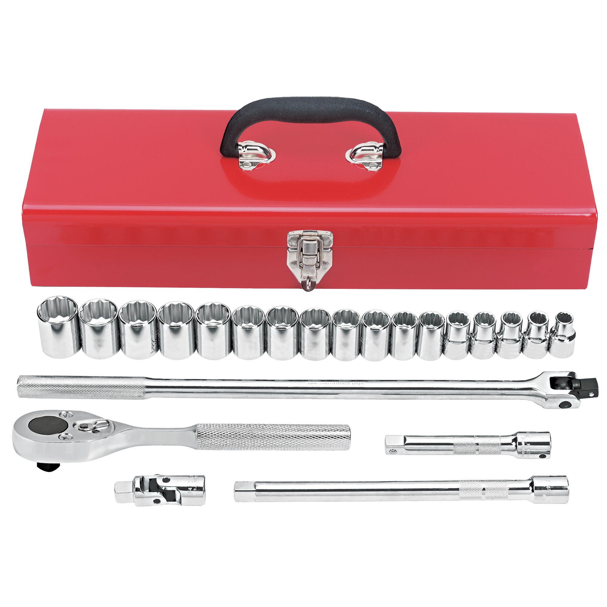 1/2 in. Drive 12-Point Metric Socket Set With Set Box (22 pc.) | PROTO