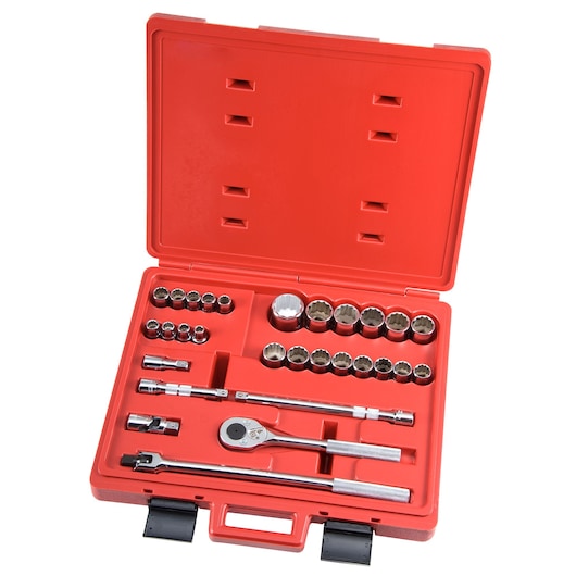 1/2 in. Drive 12-Point Metric Socket Set (29 pc.)