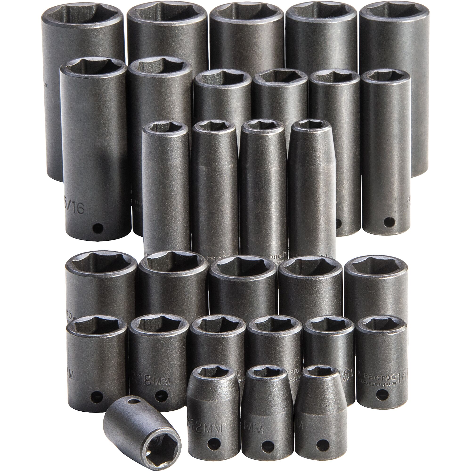 1/2 in. Drive Impact Socket Set (30 pc.) | PROTO