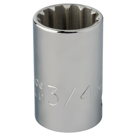 PROTO J5424SPL silver 3/4-inch 12-point socket, product close-up on white background.