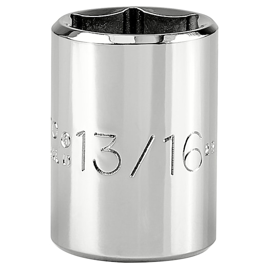 PROTO J5426H chrome 13/16 inch socket, front angle on white background, hand tool accessory.