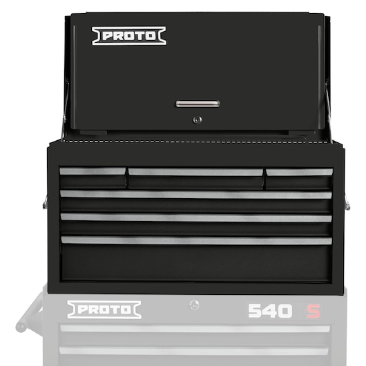 27 in. 6-Drawer 540S Heritage Gloss Top Chest With Drop Front