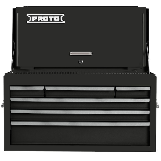 27 in. 6-Drawer 540S Heritage Gloss Top Chest With Drop Front