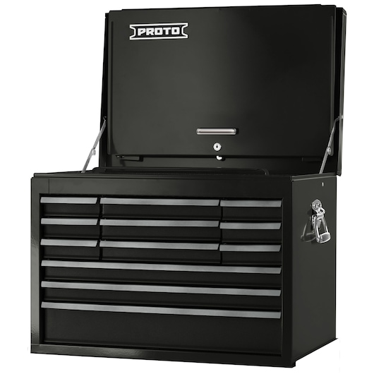 27 in. 12-Drawer 540S Heritage Gloss Top Chest With Drop Front