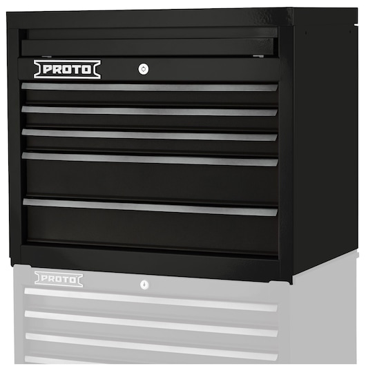 27 in. 5-Drawer 540S Heritage Gloss Top Chest