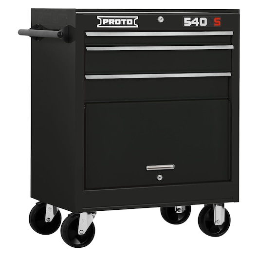 27 in. 3-Drawer 540S Heritage Gloss Short Roller Cabinet