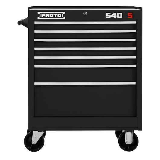 27 in. 7-Drawer 540S Heritage Gloss Short Roller Cabinet