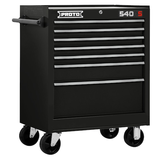 27 in. 7-Drawer 540S Heritage Gloss Short Roller Cabinet