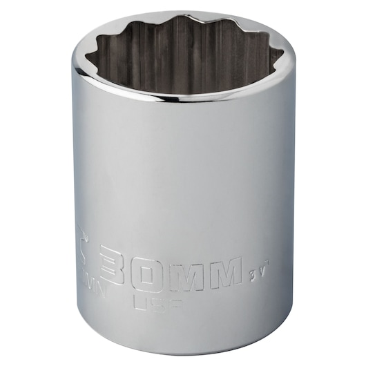 PROTO J5430MN chrome 12-point socket, front angle on white background.