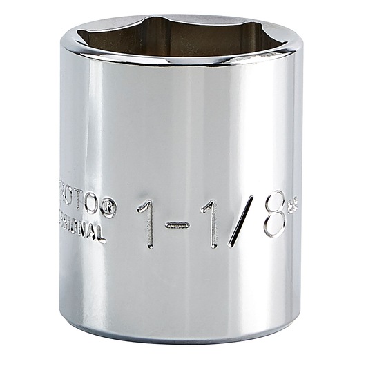 1/2 in. Drive 1-1/8 in. 6-Point Socket