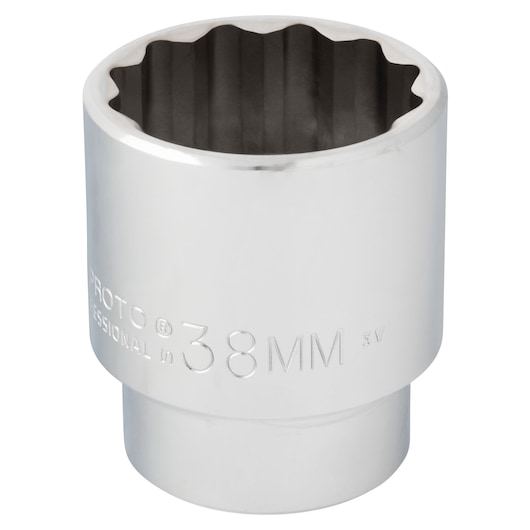 1/2 in. Drive 38mm 12-Point Socket