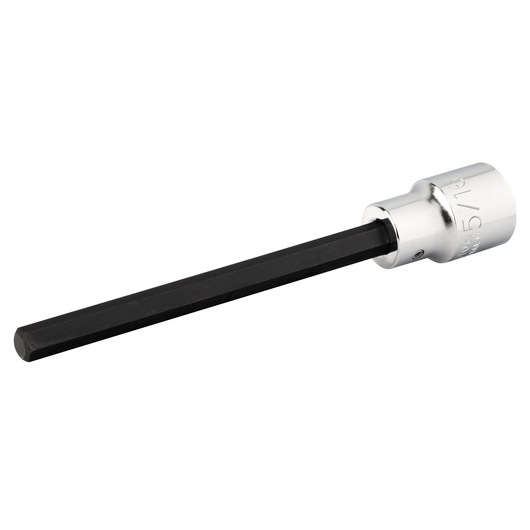 PROTO J54415/16XL extra long hex bit socket with chrome finish, photographed on white background.
