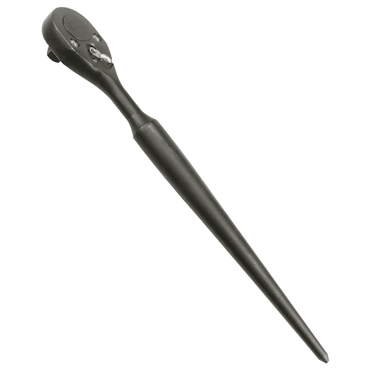 PROTO J5449-14BL black ratchet handle with tapered end, photographed on white background.